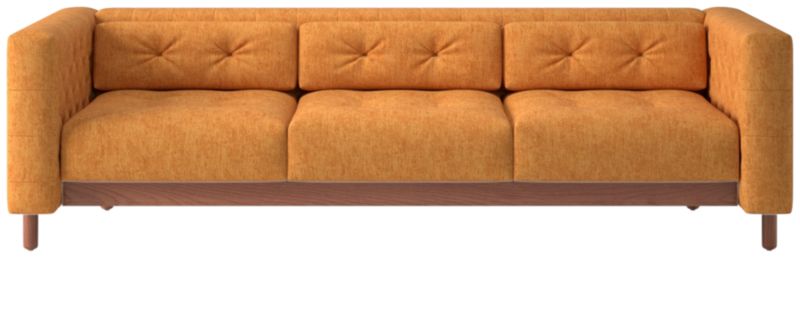 Marconi 3-Seater Tufted Sofa Dream Ginger Tea by Gianfranco Frattini - image 0 of 7