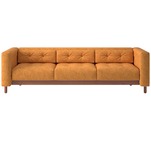 Marconi 3-Seater Tufted Sofa Dream Ginger Tea by Gianfranco Frattini