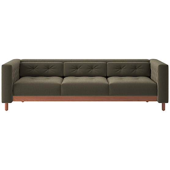 Marconi 81.5" Tufted Sofa Coverlet Otter