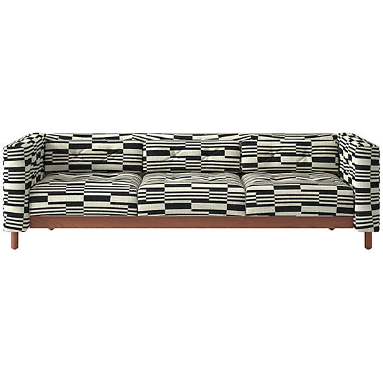 Marconi 81.5" Tufted Sofa Piano Domino
