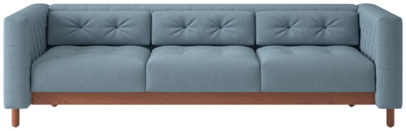 Marconi 3-Seater Tufted Sofa Lisbon Wedgewood - image 0 of 9