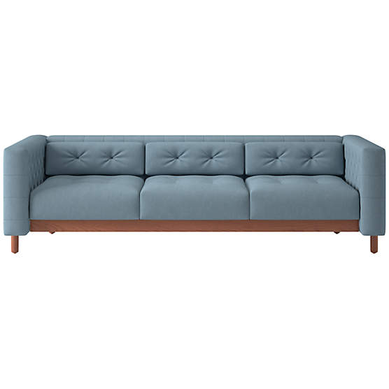 Marconi 3-Seater Tufted Sofa Lisbon Wedgewood