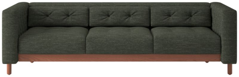 Marconi 3-Seater Tufted Sofa Curious Evergreen by Gianfranco Frattini - image 0 of 7