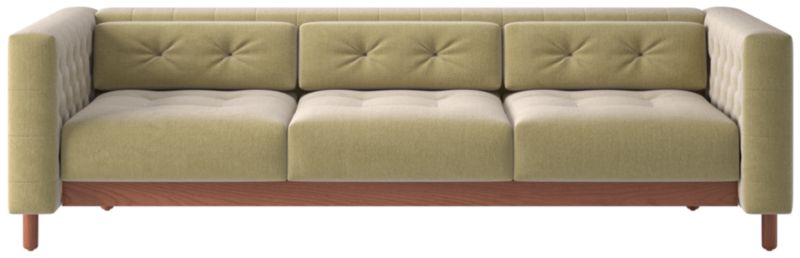 Marconi 3-Seater Tufted Sofa Luca Camel by Gianfranco Frattini - image 0 of 7