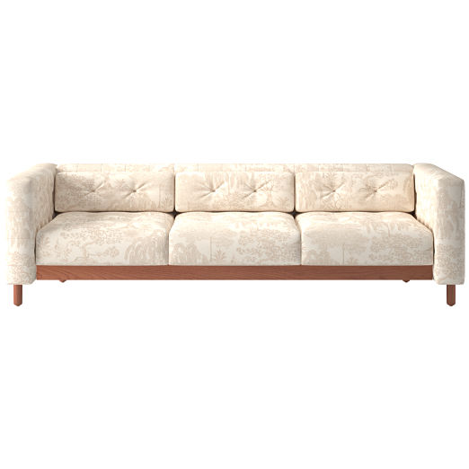 Deseo 94.5" Charcoal Grey Performance Velvet Sofa
