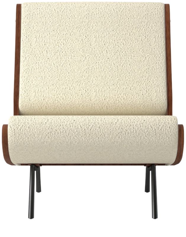 Meda Armless Lounge Chair Bloce Cream by Gianfranco Frattini - image 0 of 8