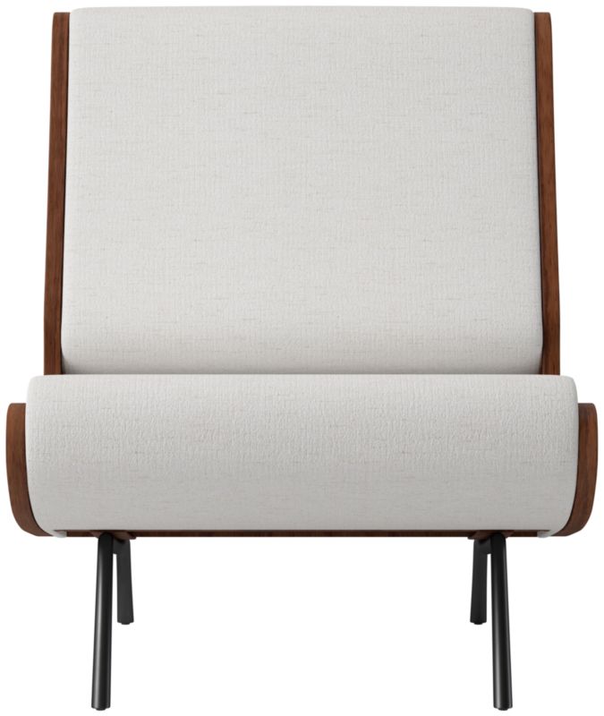 Meda Armless Lounge Chair Curious Linen by Gianfranco Frattini - image 0 of 8