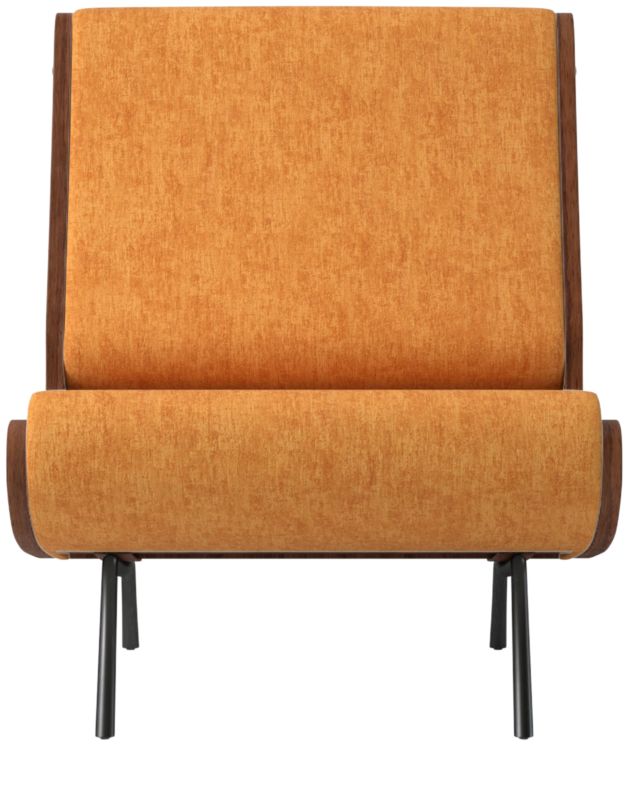 Meda Armless Lounge Chair Dream Ginger Tea by Gianfranco Frattini - image 0 of 8