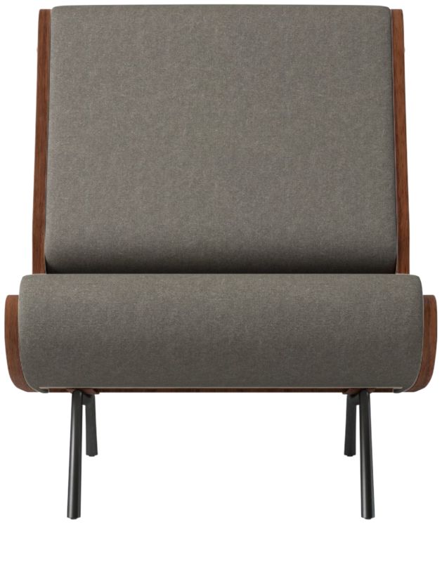 Viewing product image Meda Armless Lounge Chair Angel Pewter - image 1 of 8