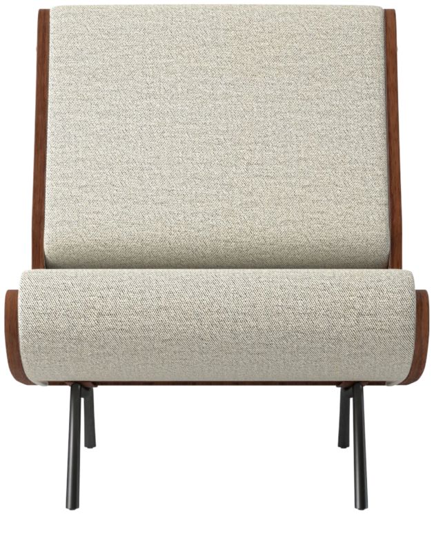 Viewing product image Meda Armless Lounge Chair Deauville Stone by Gianfranco Frattini - image 1 of 8