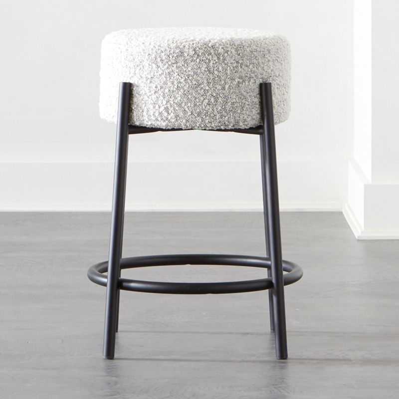 Peg Upholstered Counter Stool Set of 2