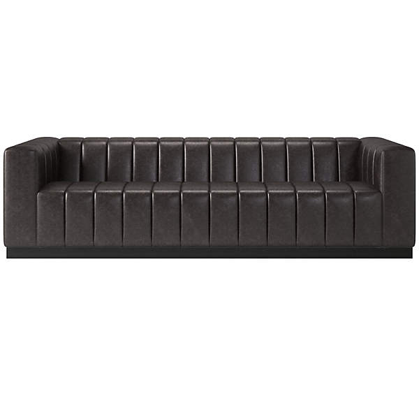 Cb2 sofa shop leather