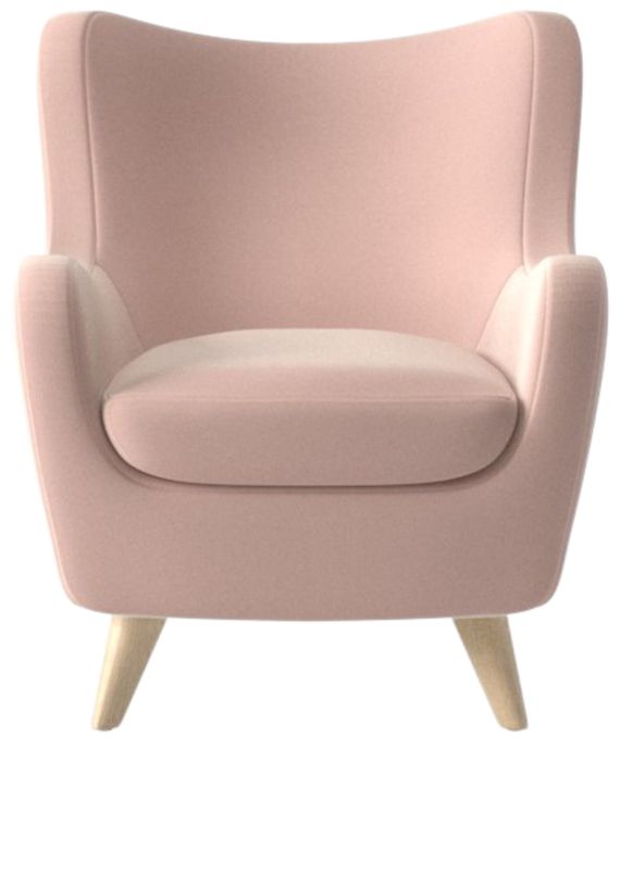 Cb2 pink outlet chair