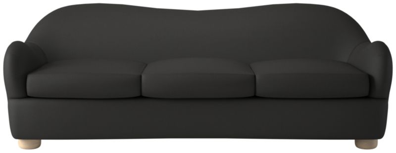 Bacio Sofa Kanvas Ebony by Ross Cassidy - image 0 of 2