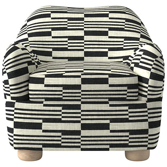 Bacio Lounge Chair Piano Domino by Ross Cassidy