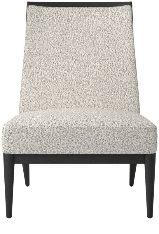 Slipper Chair with Black Legs Model 400 Bloce Grey by Paul McCobb - image 0 of 7