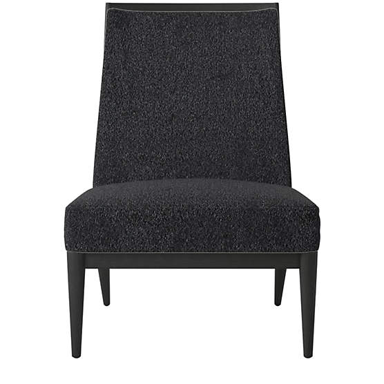 Slipper Chair with Black Legs Model 400 Bloce Noir by Paul McCobb