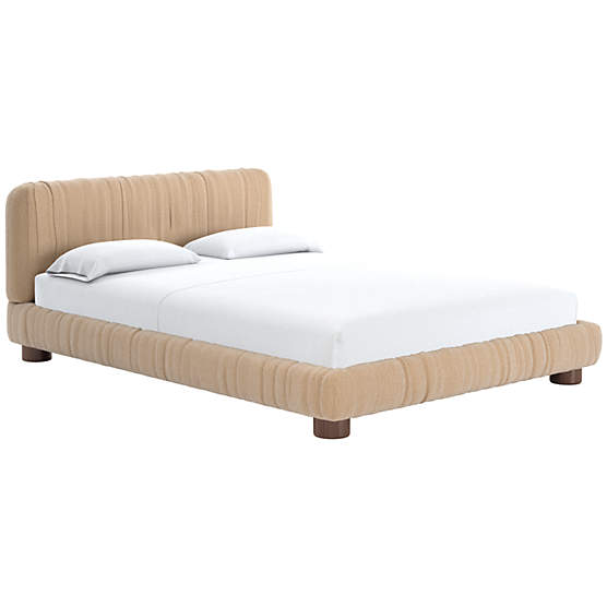 Cantar Queen Bed Coverlet Wheat