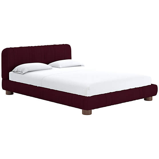 Cantar Queen Bed Luca Oxblood