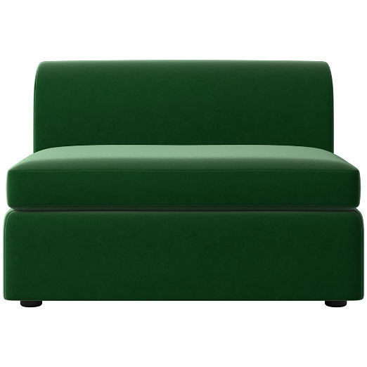 Chale Armless Chair Luca Emerald