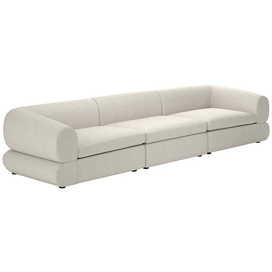 Chale 3-Piece Sectional Sofa Nomad Snow