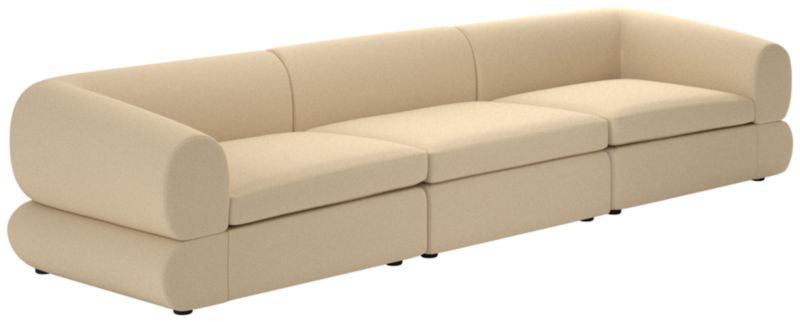 Chale 3-Piece Sectional Sofa Biba Parchment - image 0 of 7