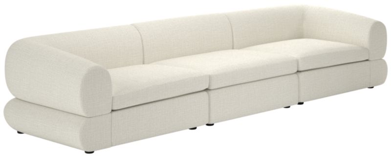 Chale 3-Piece Sectional Sofa Lindy Snow - image 0 of 7