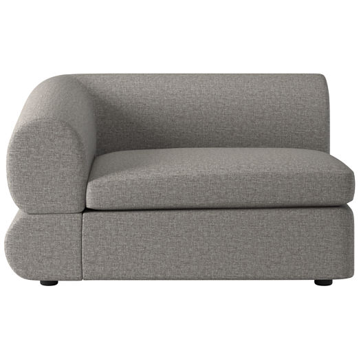 Chale Chair with Left Arm Taylor Felt Grey