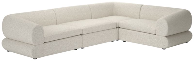 Chale 4-Piece Sectional Sofa Bloce Grey - image 0 of 7