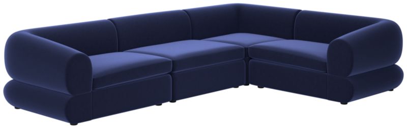 Chale 4-Piece Sectional Sofa Luca Eclipse - image 0 of 7