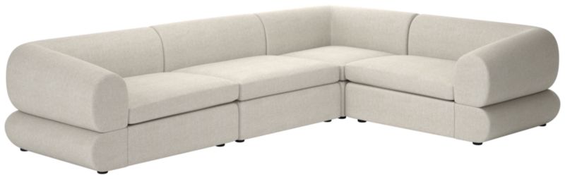 Chale 4-Piece Sectional Sofa Deauville Dune - image 0 of 7