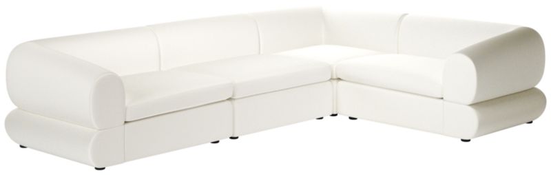 Chale 4-Piece Sectional Sofa Dream Pina Colada - image 0 of 7