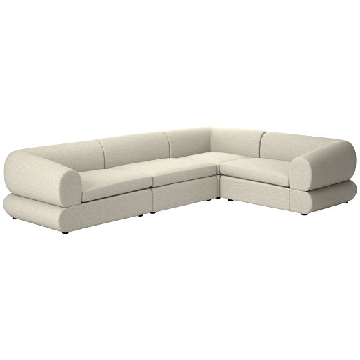 Chale 4-Piece Sectional Sofa Deauville Stone