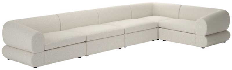 Chale 5-Piece Sectional Sofa Bloce Grey - image 0 of 6