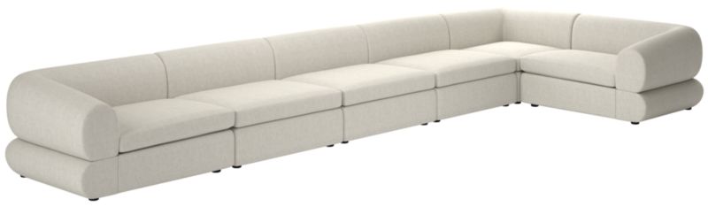 Chale 6-Piece Sectional Sofa Nomad Snow - image 0 of 6