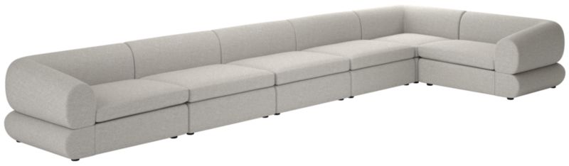 Chale 6-Piece Sectional Sofa Hatch Platinum - image 0 of 6