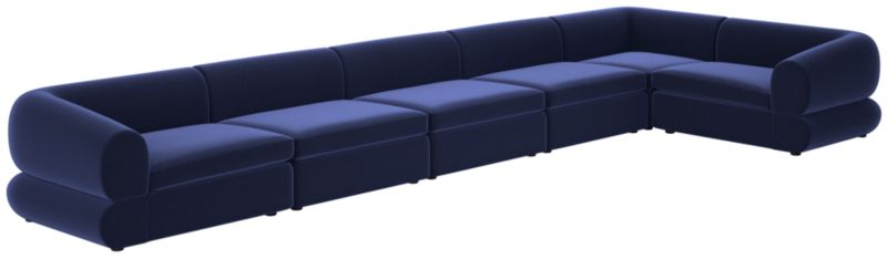 Chale 6-Piece Sectional Sofa Luca Eclipse - image 0 of 6