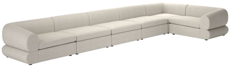 Viewing product image Chale 6-Piece Sectional Sofa Deauville Dune - image 1 of 6