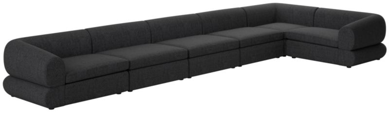 Chale 6-Piece Sectional Sofa Bloce Noir - image 0 of 6