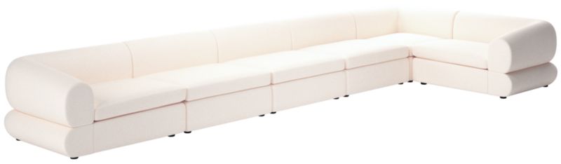 Chale 6-Piece Sectional Sofa Biba Frost - image 0 of 6