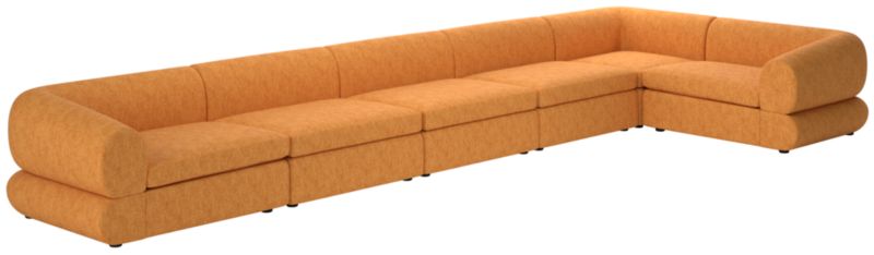 Chale 6-Piece Sectional Sofa Dream Ginger Tea - image 0 of 6