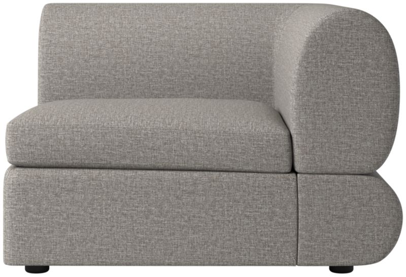 Chale Corner Chair Taylor Felt Grey - image 0 of 8