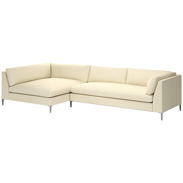 Cb2 decker sales 2 piece sectional