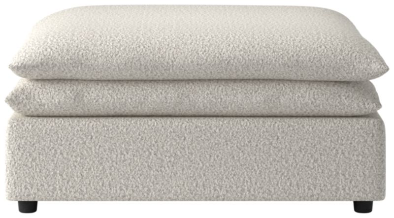 Mattea Ottoman Bloce Grey - image 0 of 6