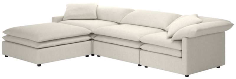 Mattea 4-Piece Sectional Sofa with Left Arm Nomad Snow - image 0 of 8