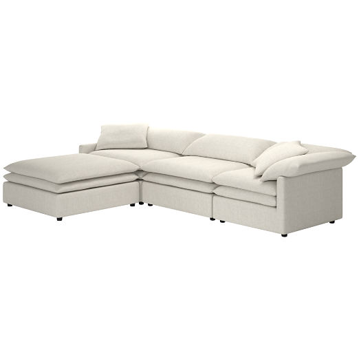 Mattea 4-Piece Sectional Sofa with Left Arm Nomad Snow