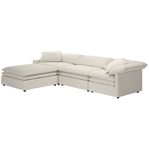 Mattea 4-Piece Sectional Sofa with Left Arm Bloce Grey