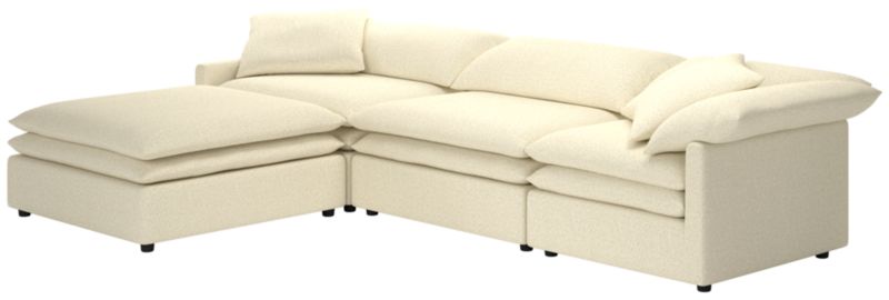 Mattea 4-Piece Sectional Sofa with Left Arm Bloce Cream - image 0 of 8