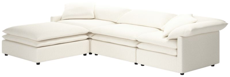 Mattea 4-Piece Sectional Sofa with Left Arm Wooly Sand - image 0 of 8