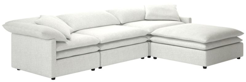 Mattea 4-Piece Sectional Sofa with Right Arm Elliot Dove - image 0 of 8